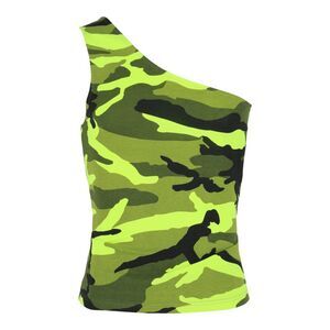 Balenciaga Asymmetrical Camo Patterned Tank Multi Mens